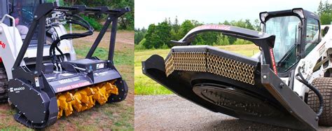 bradco makes over 40 different mounts for skid steer loaders|bradco trench attachments.